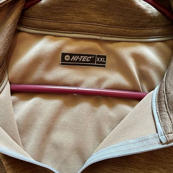 Hi-Tec pullover long sleeve athletic shirt. 1/4 zip.  Size XXL. - Picture 3 of 5